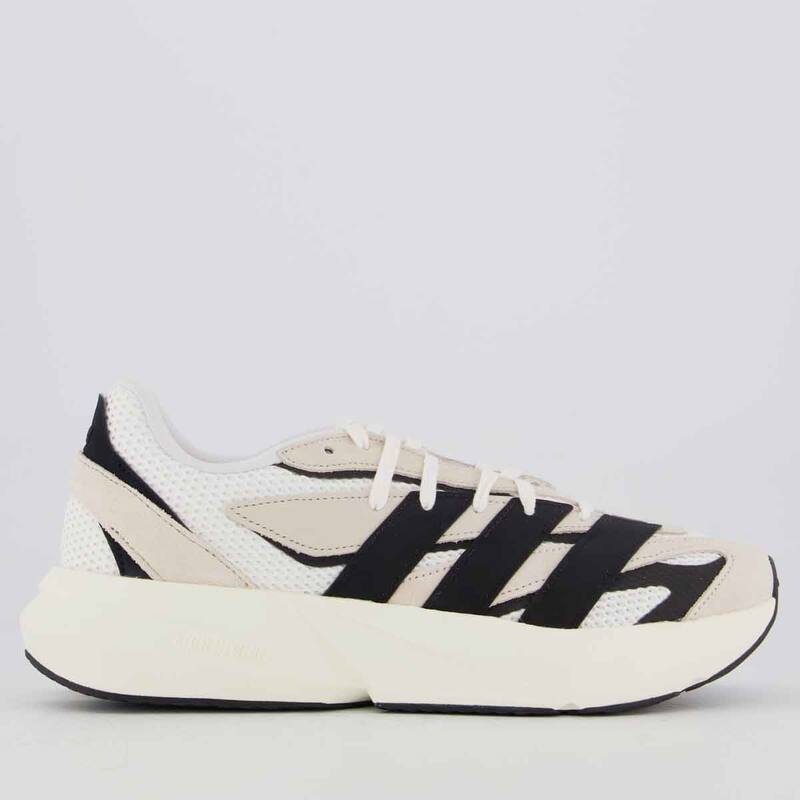 Tênis Adidas Lightblaze Branco e Bege - Tênis Esportivo - Magazine Ezu